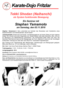 Karate Seminar Stephan Yamamoto in Fritzlar Karate Lehrgang