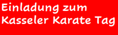 Einladung zum Kasseler Karate Tag 2023