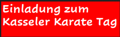 Einladung zum Kasseler Karate Tag