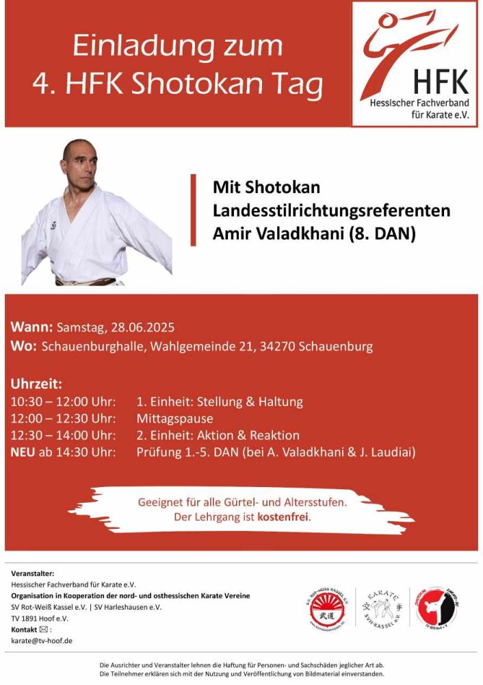 Armir Valadkhani beim vierten hessischen Shotokantag