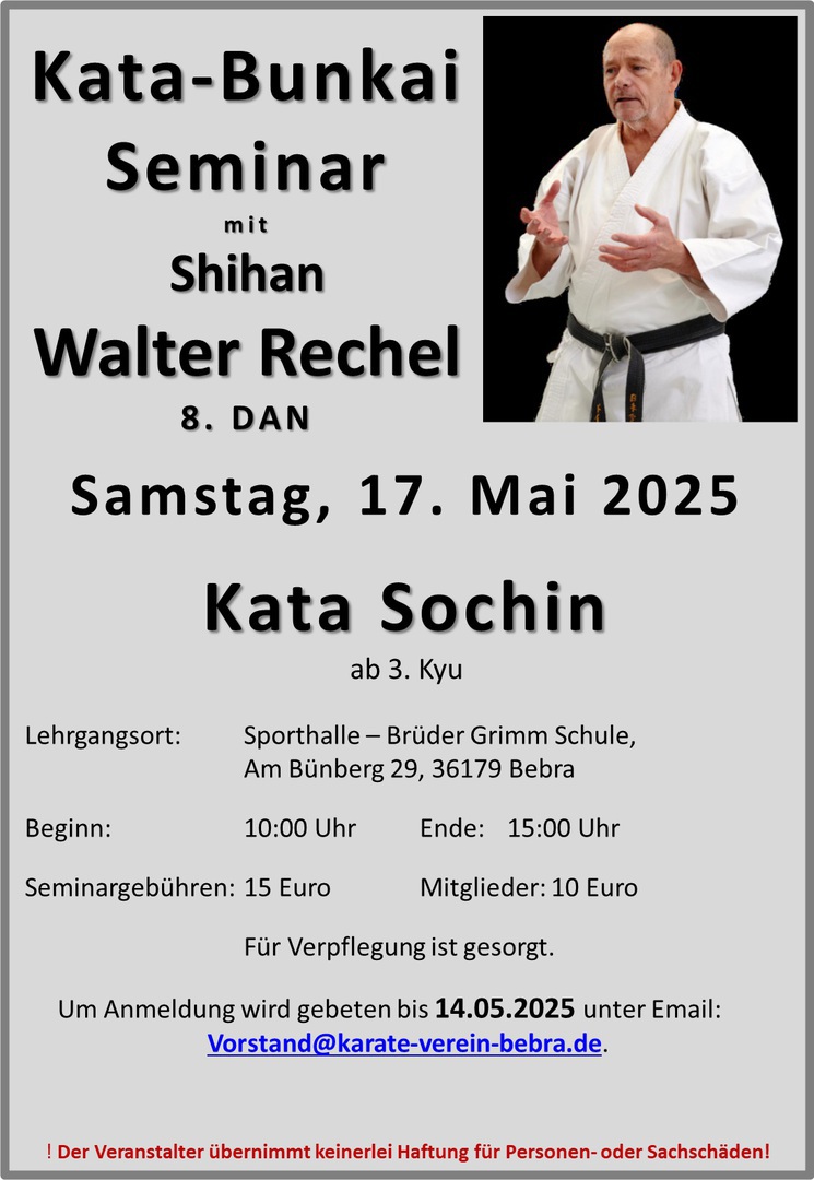 Kata Sochin mit Walter Rechel in Bebra